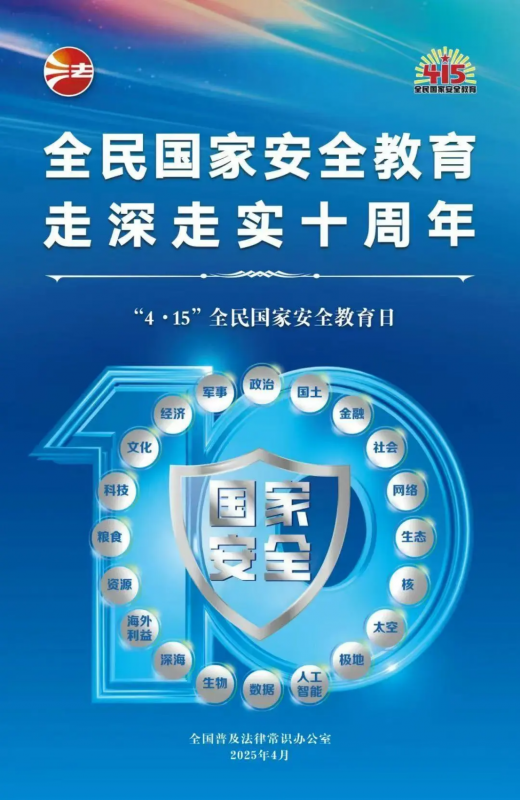 415全民国家安全教育日 | 全民国家安全教育，走深走实十周年